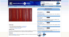 Desktop Screenshot of elaws.gov.bw